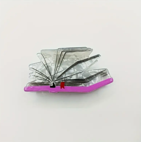 Open Book - Claw Clip