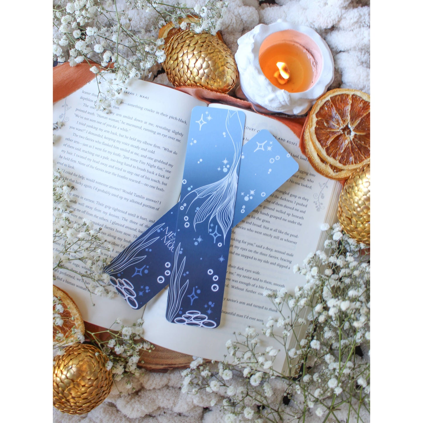 Mermaid 2x8 Bookmark | Glossy