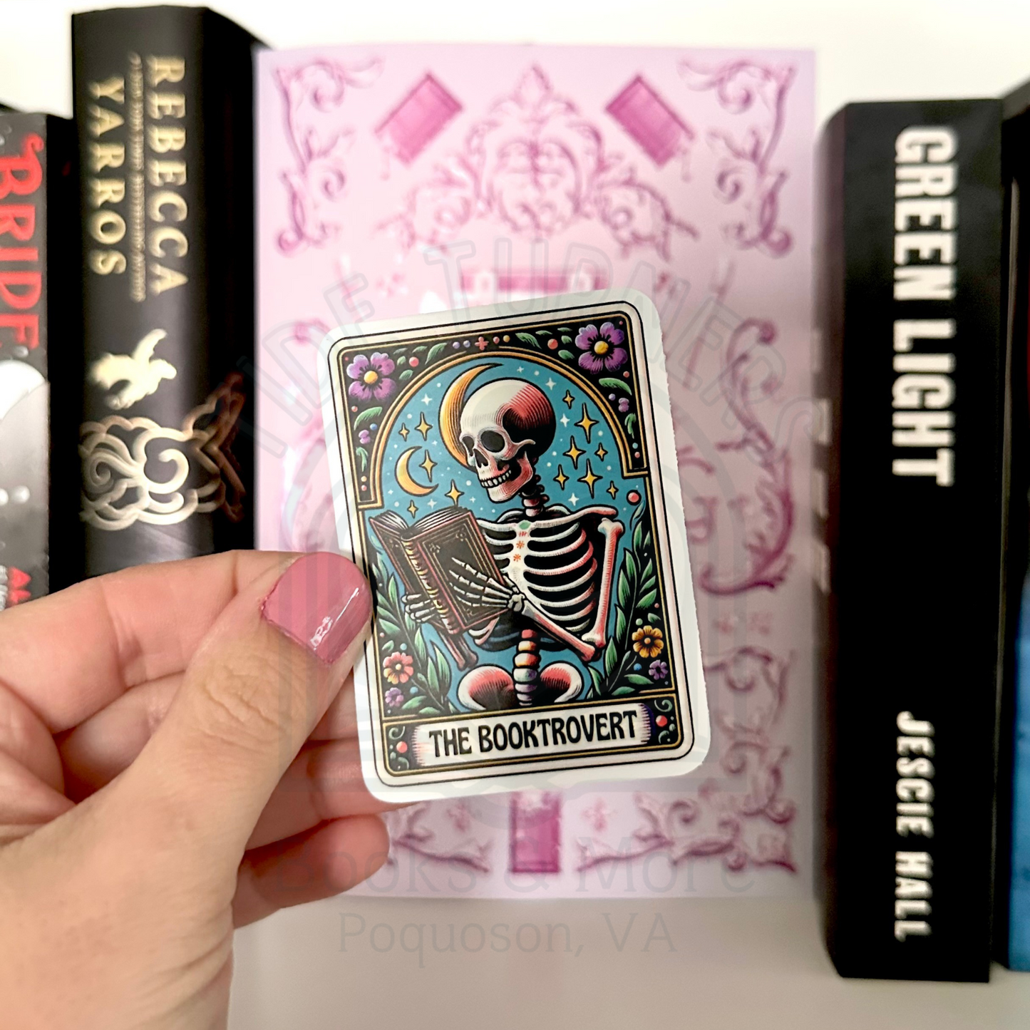The Booktrovert Sticker