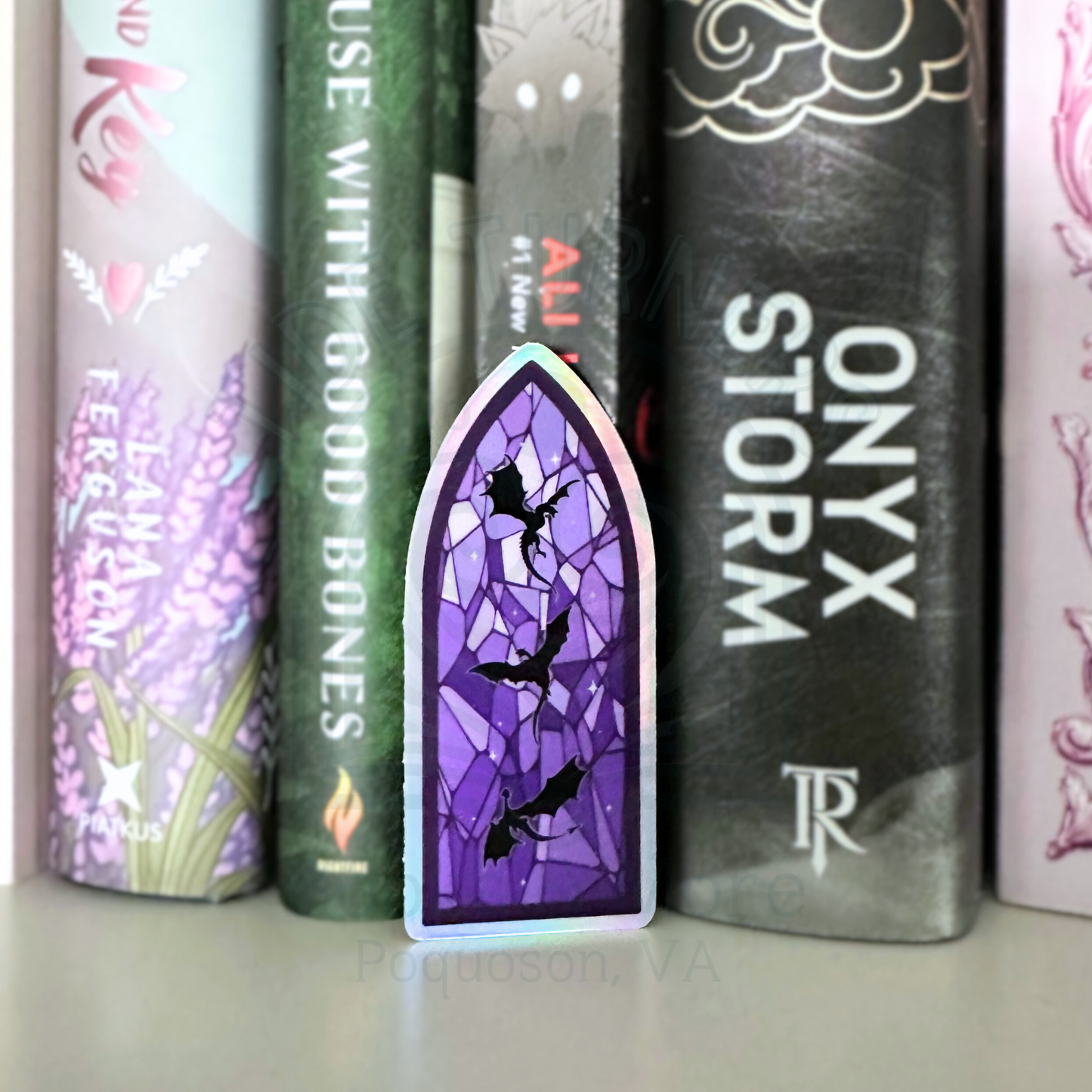 Dragon Stained Glass Sticker