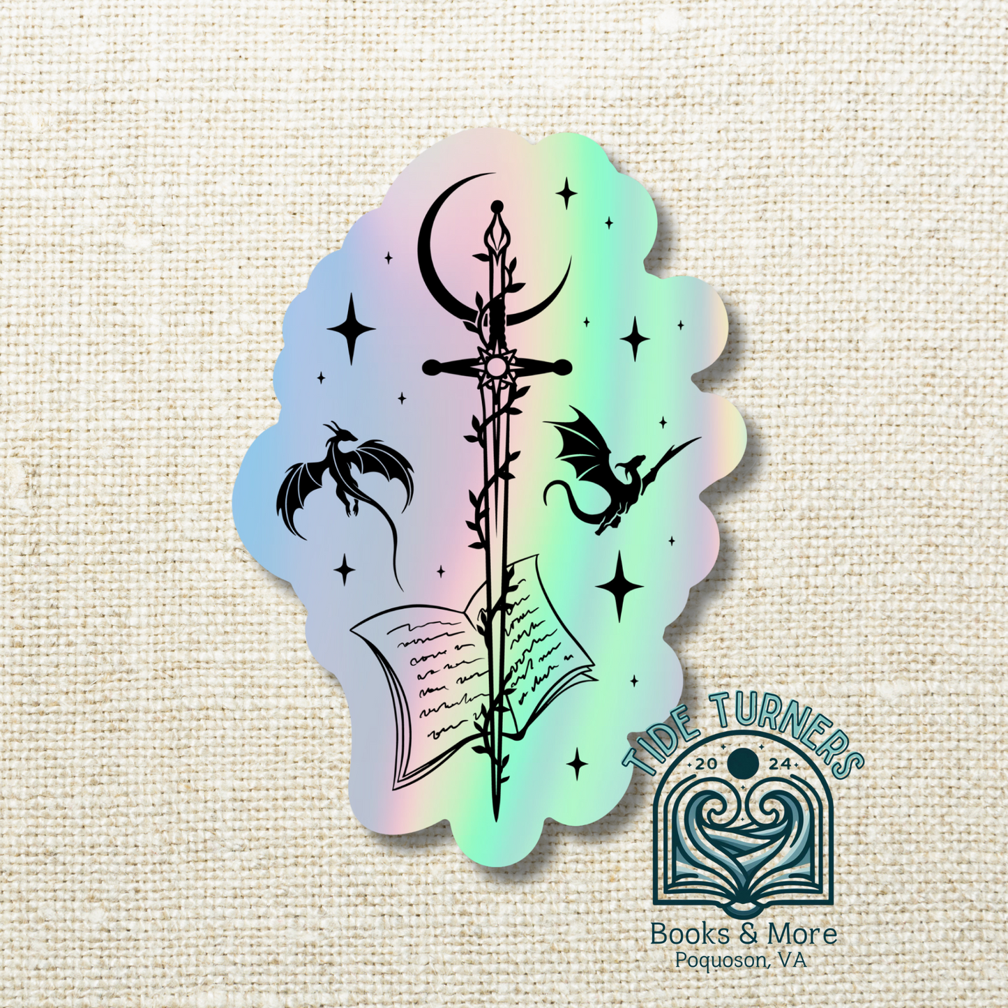 Sword & Dragons Fantasy Sticker