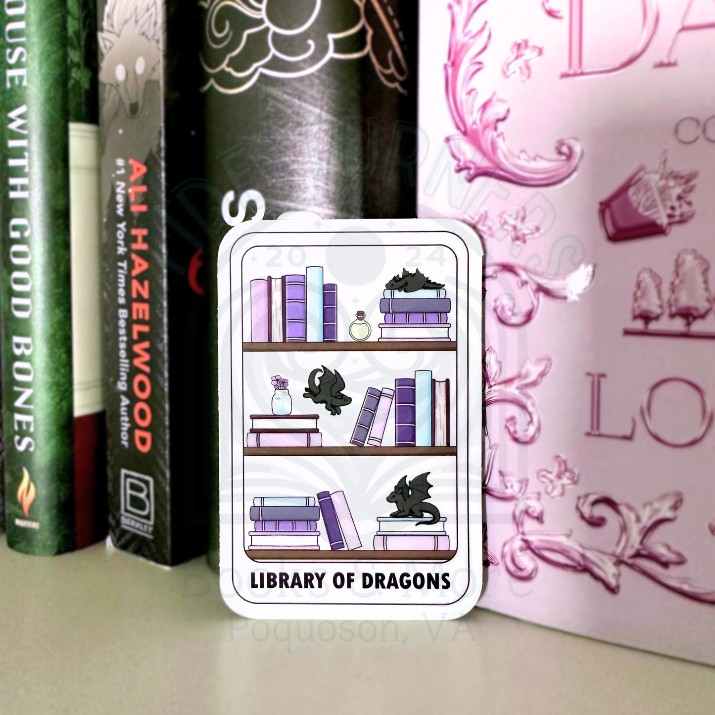 Library of Dragons Sticker