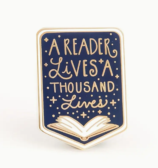 Bookish Enamel Pins