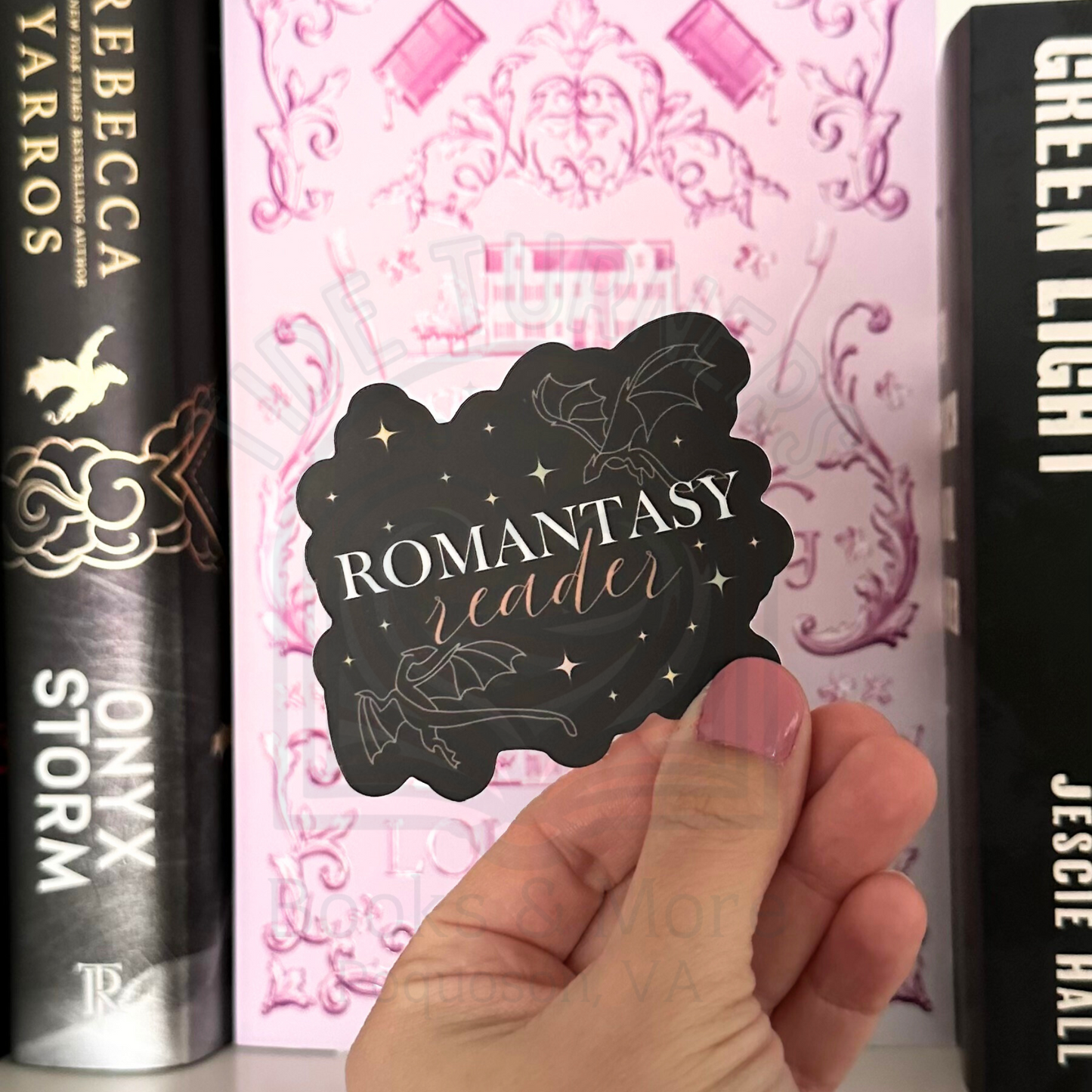 Romantasy Reader Dragon Sticker