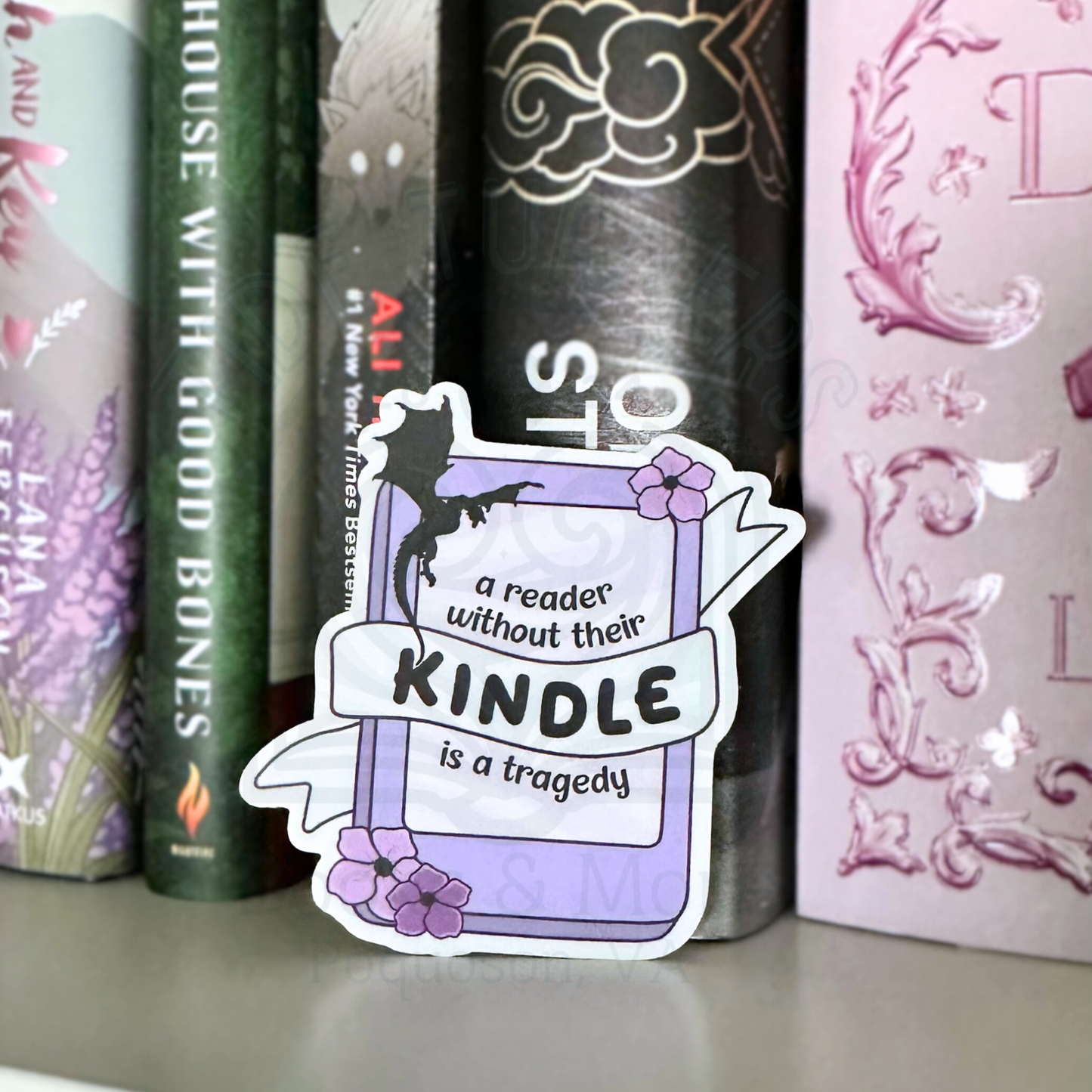 A Reader Without Their Kindle Sticker