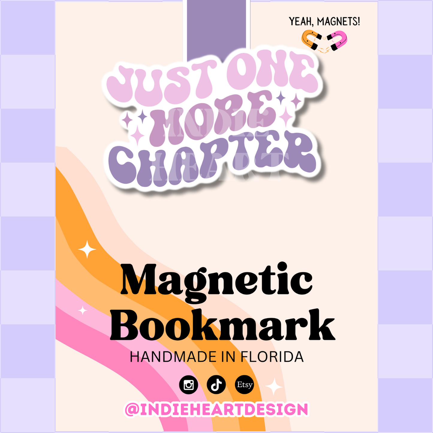 Just One More Chapter | Magnetic Bookmark
