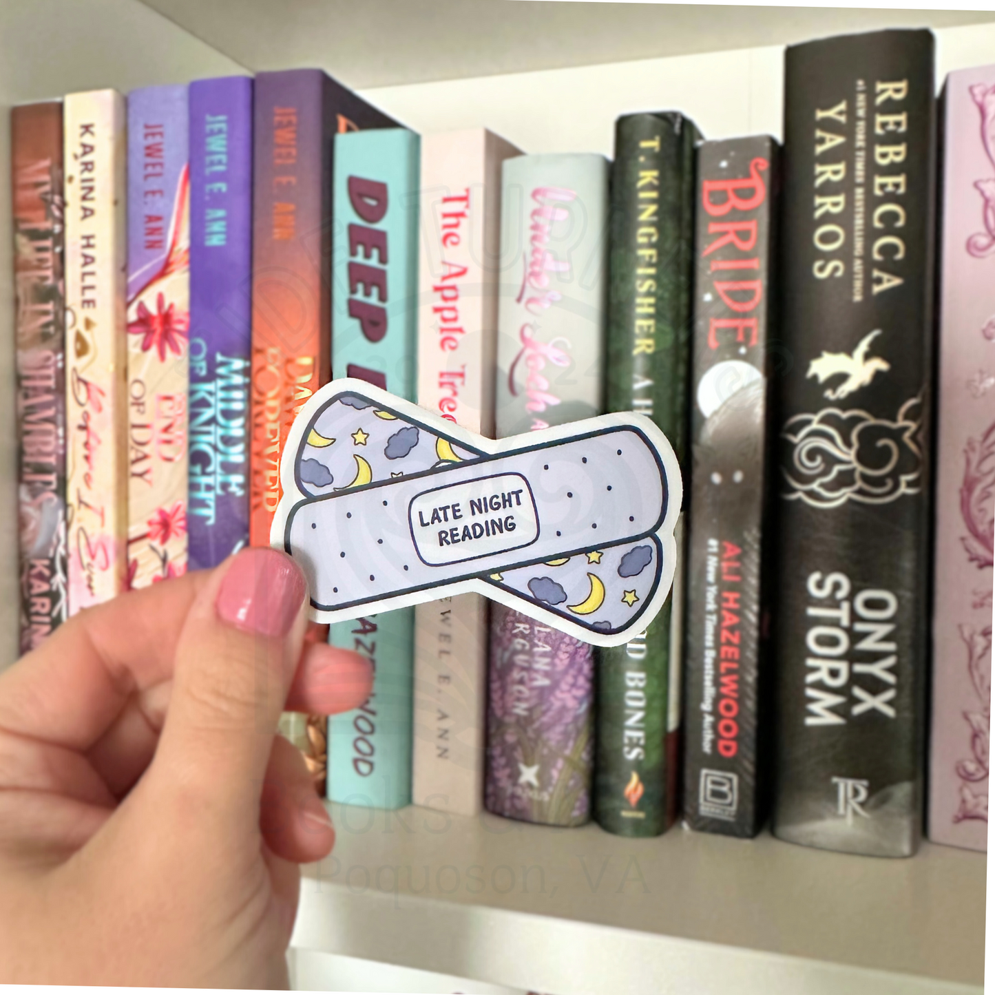 Late Night Reading Sticker