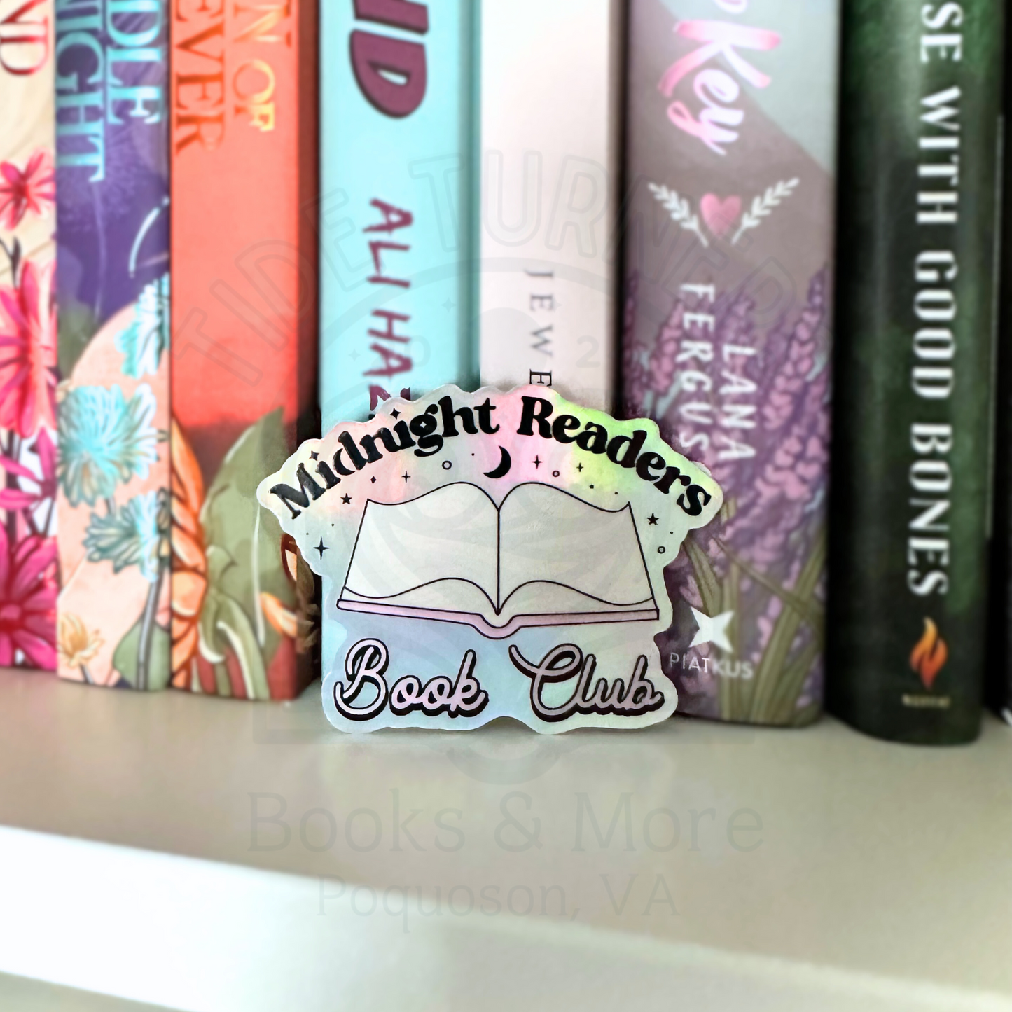 Midnight Readers Book Club Sticker