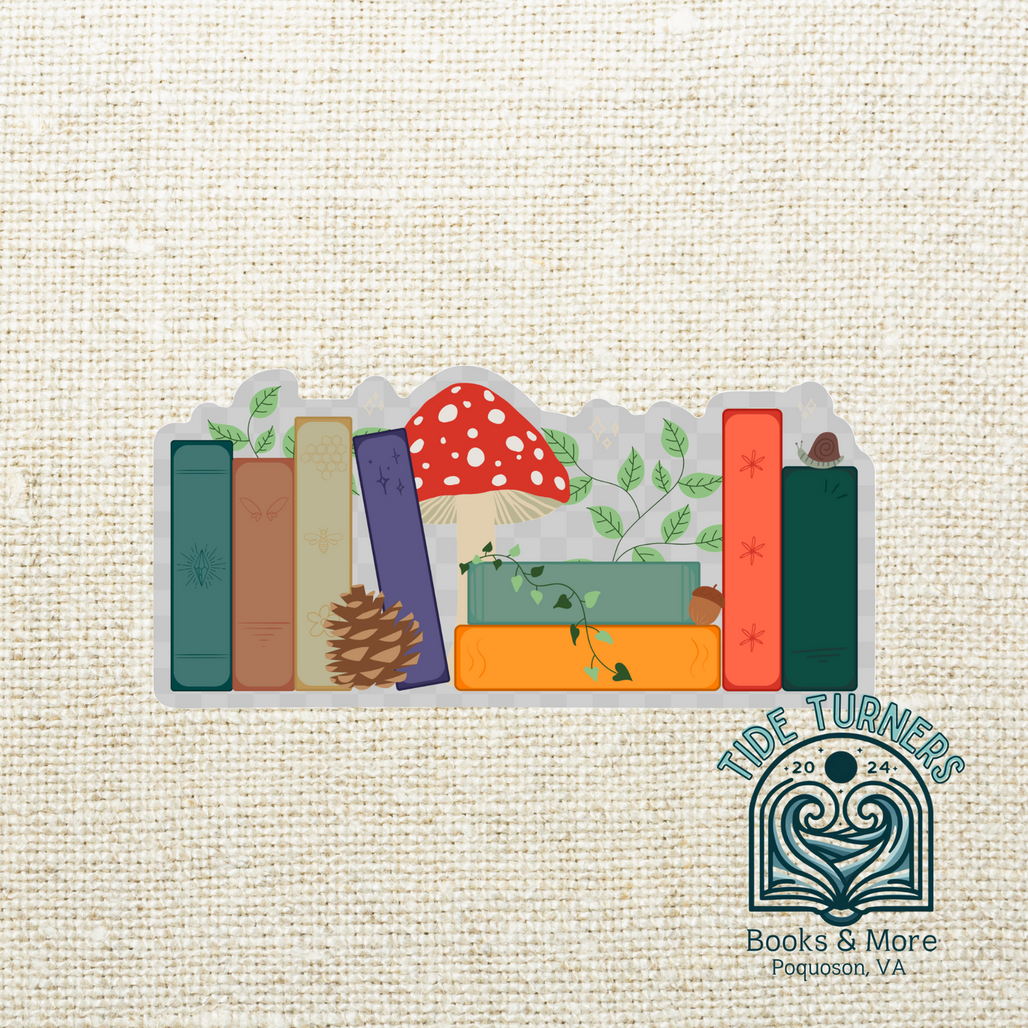 Woodland Fairy Bookshelf Sticker