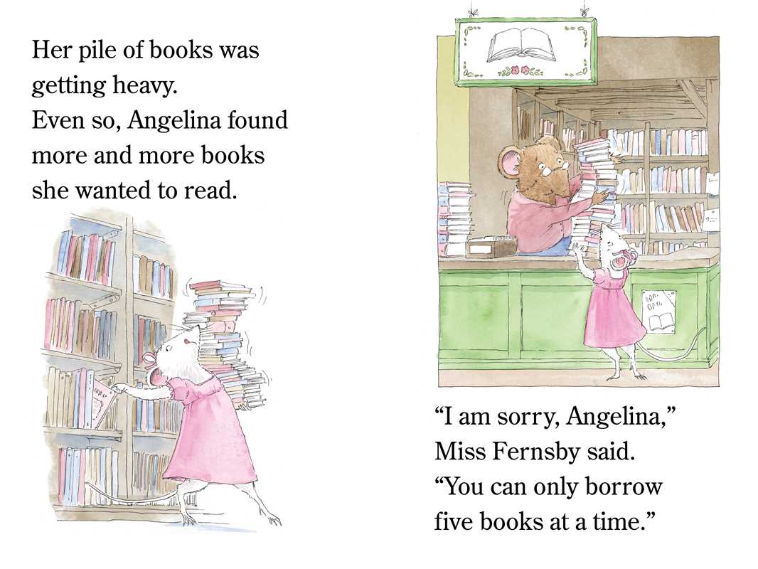 Angelina Ballerina Loves the Library by Katharine Holabird