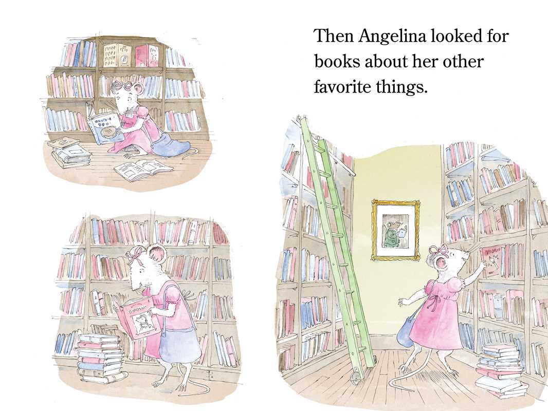 Angelina Ballerina Loves the Library by Katharine Holabird