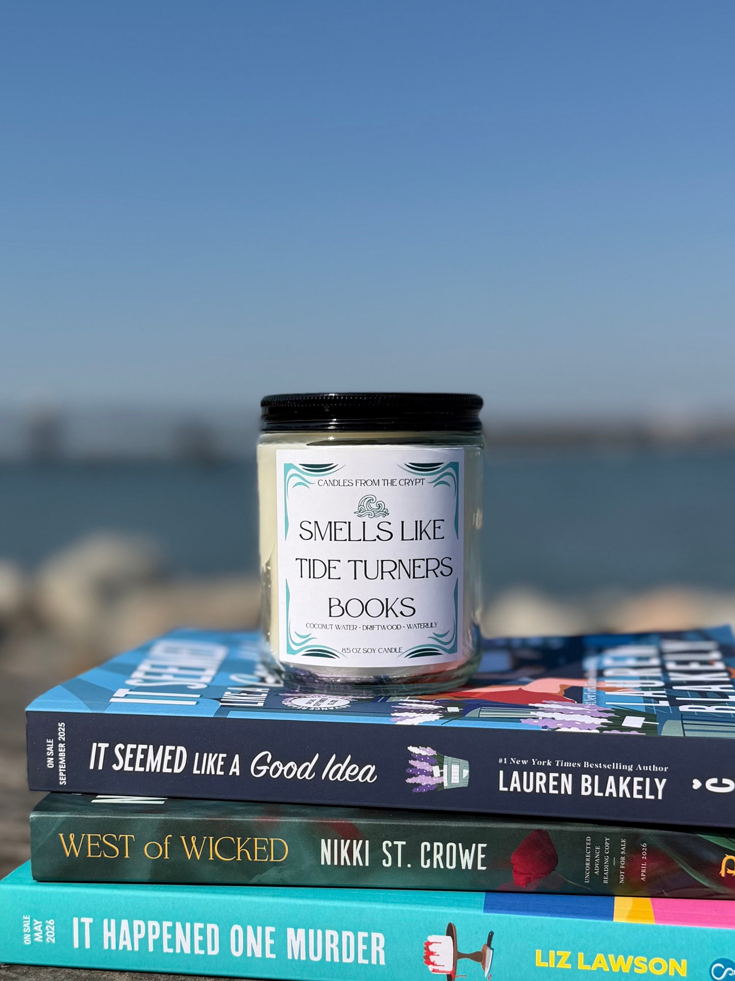 Tide Turners Books Soy Candle