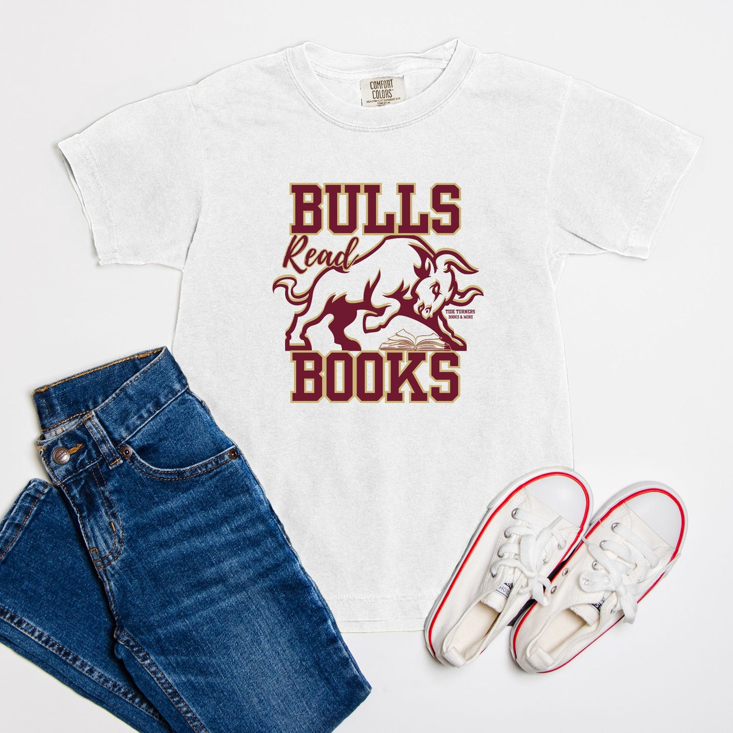 Bulls Read Books Youth Tee