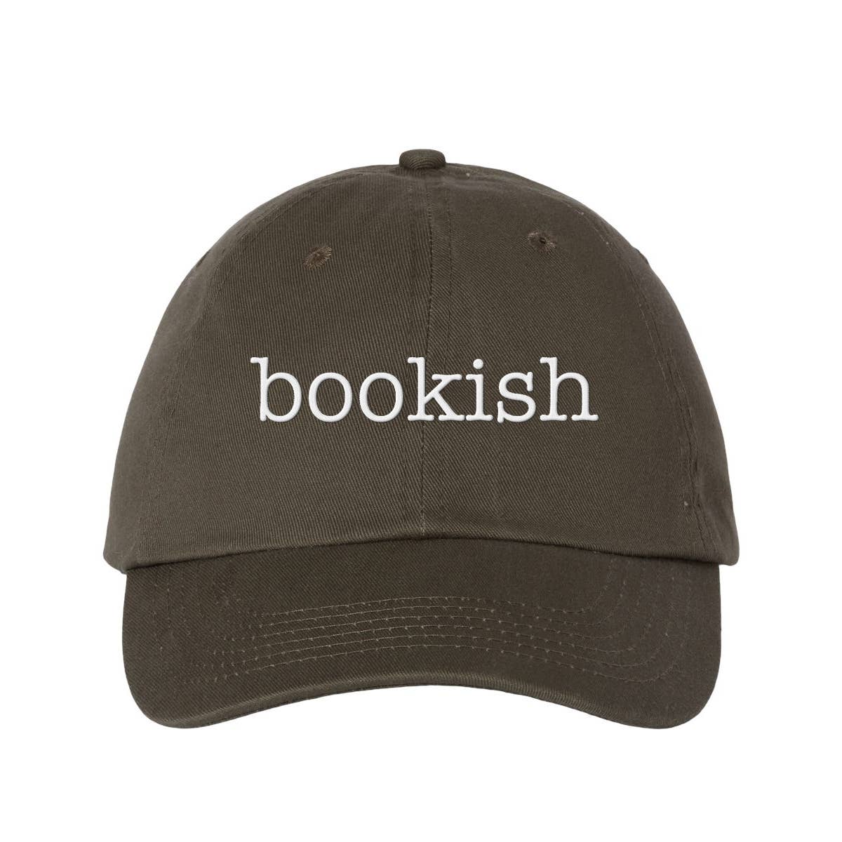 Bookish Embroidered Dad Hat