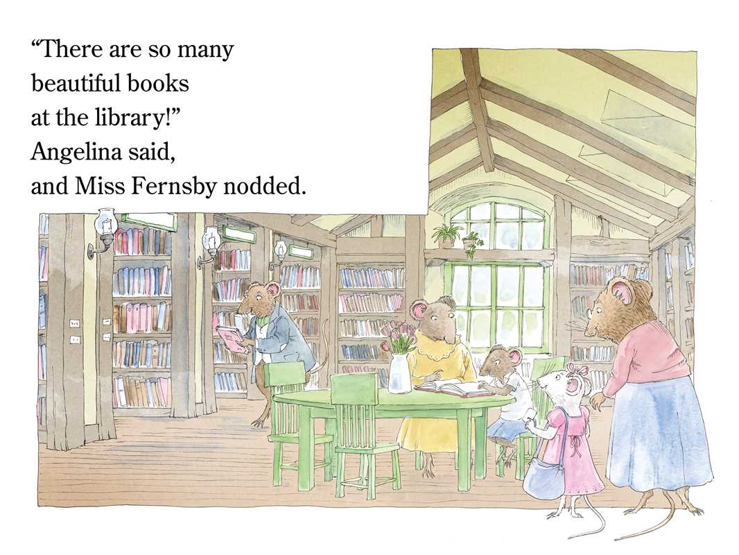 Angelina Ballerina Loves the Library by Katharine Holabird