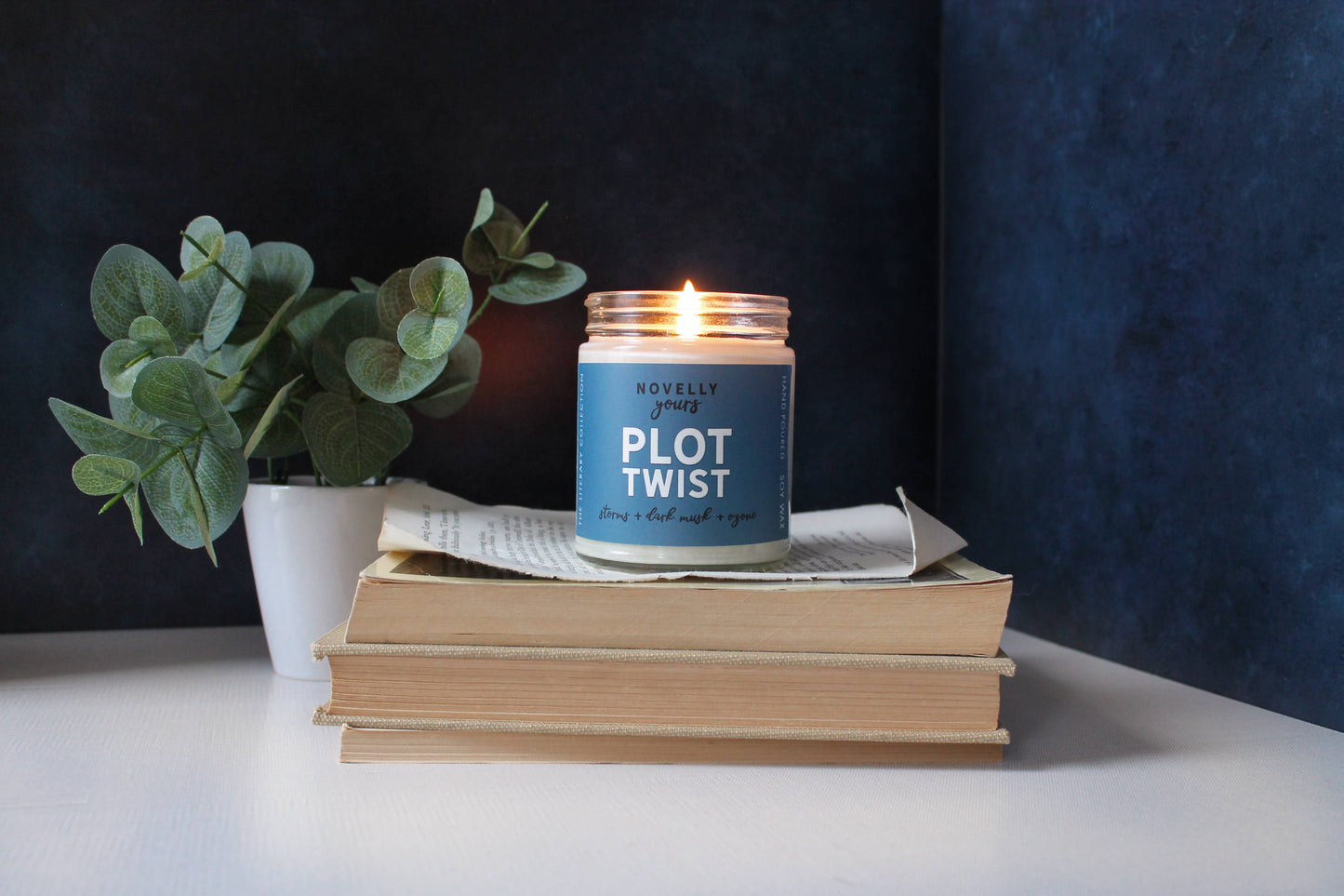 Plot Twist candle