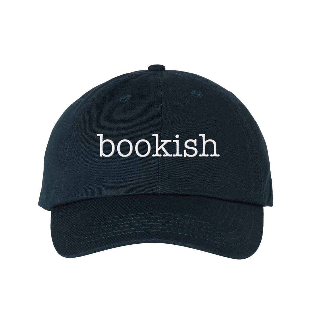 Bookish Embroidered Dad Hat