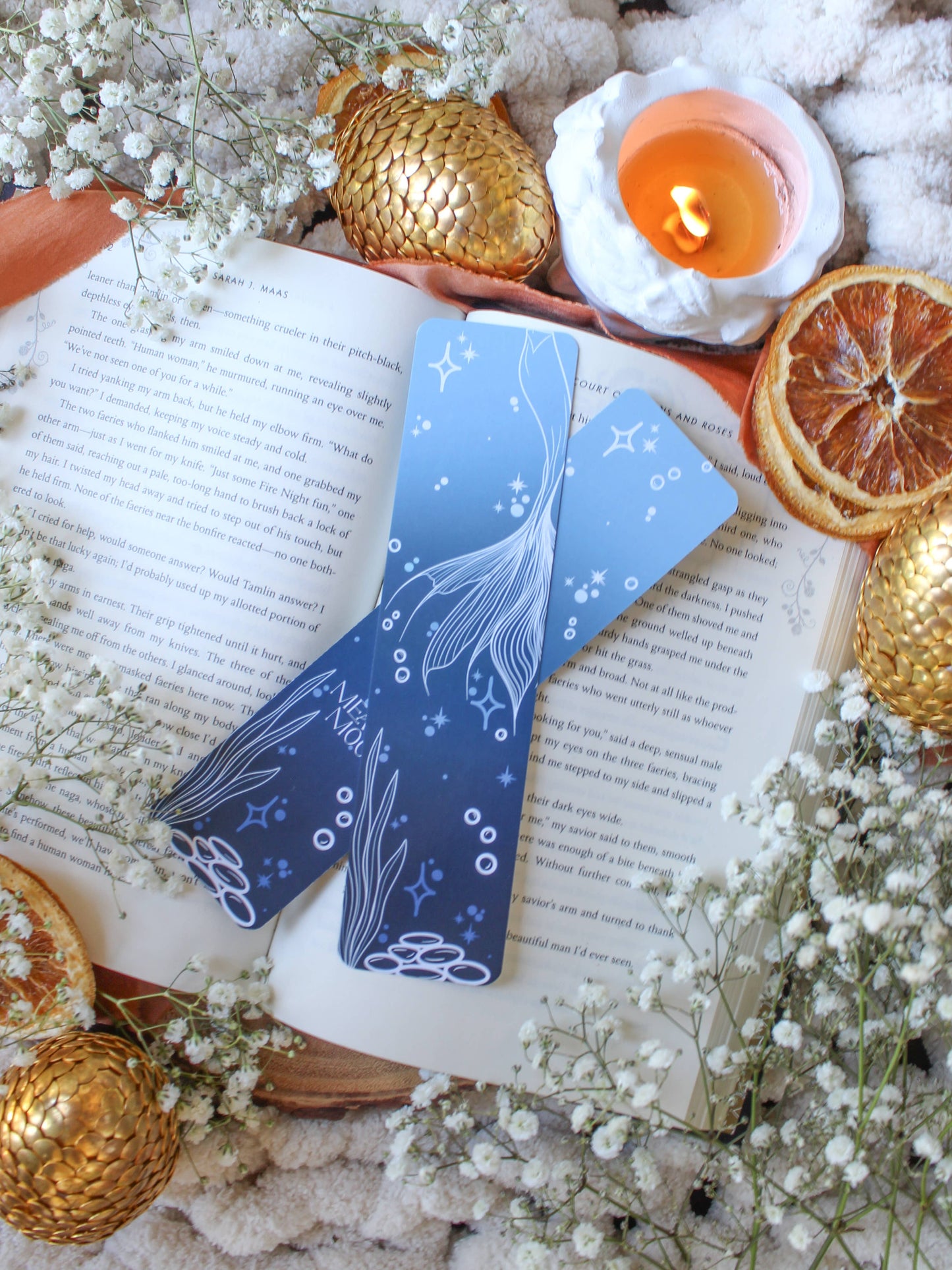 Mermaid 2x8 Bookmark | Glossy