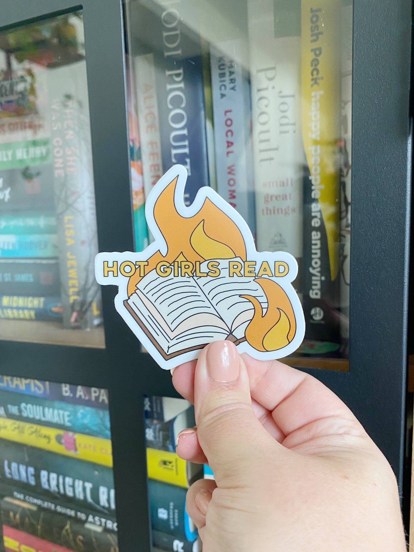 Hot Girls Read Sticker