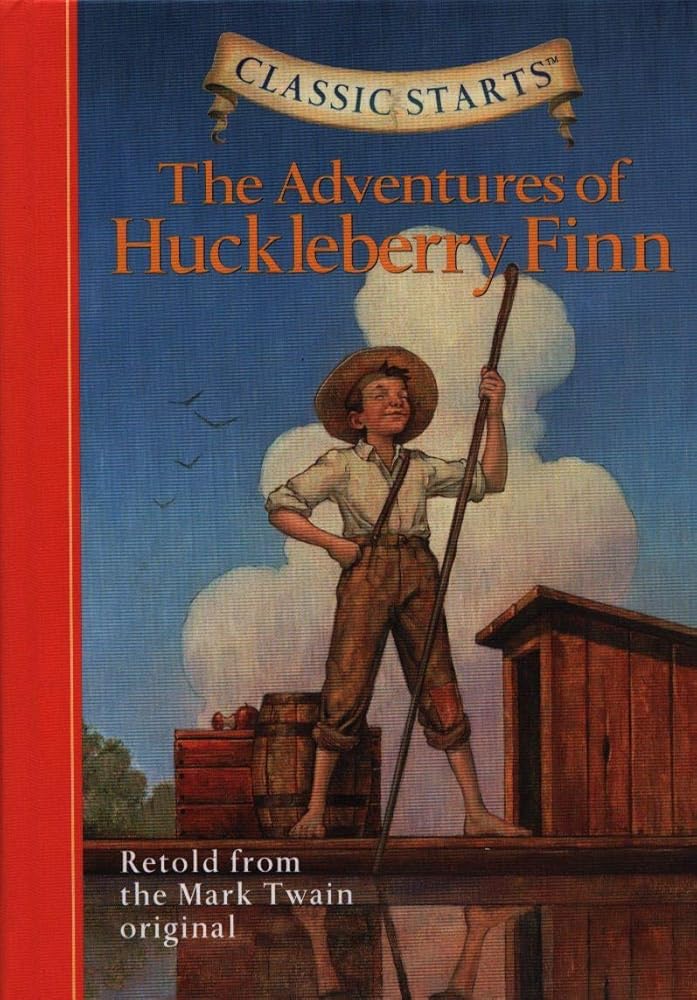 The Adventures of Huckleberry Finn (Classic Starts) cover image