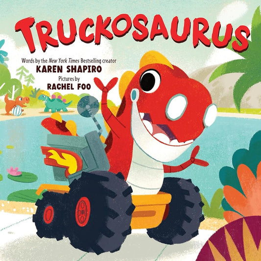 Truckosaurus: A Dinosaur Truck Adventure to Delight Picture Book Readers! cover image