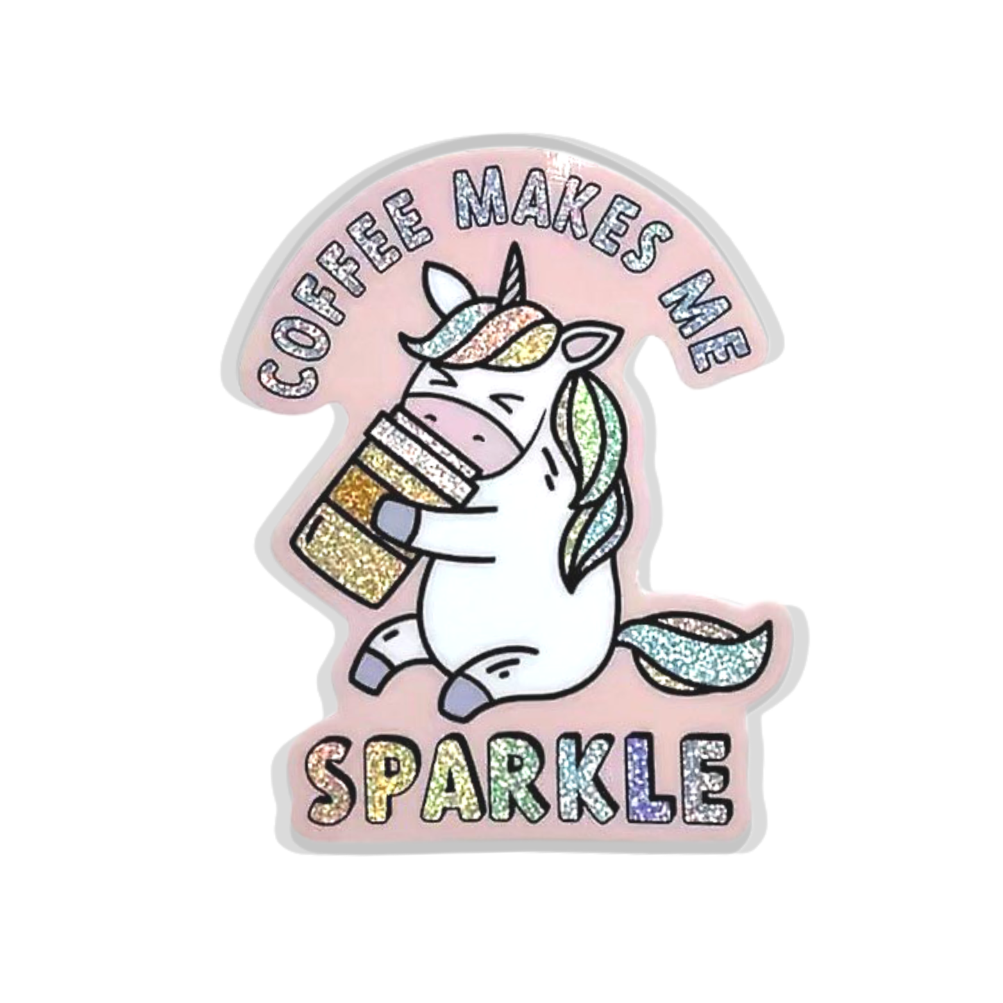 Coffee Makes Me Sparkle Unicorn