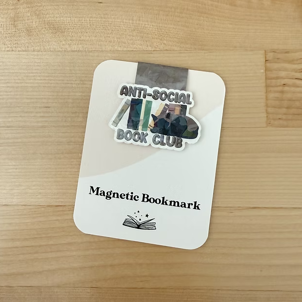 Anti-Social Book Club | Magnetic Bookmark