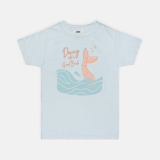 Diving Into A Good Book Youth Tee