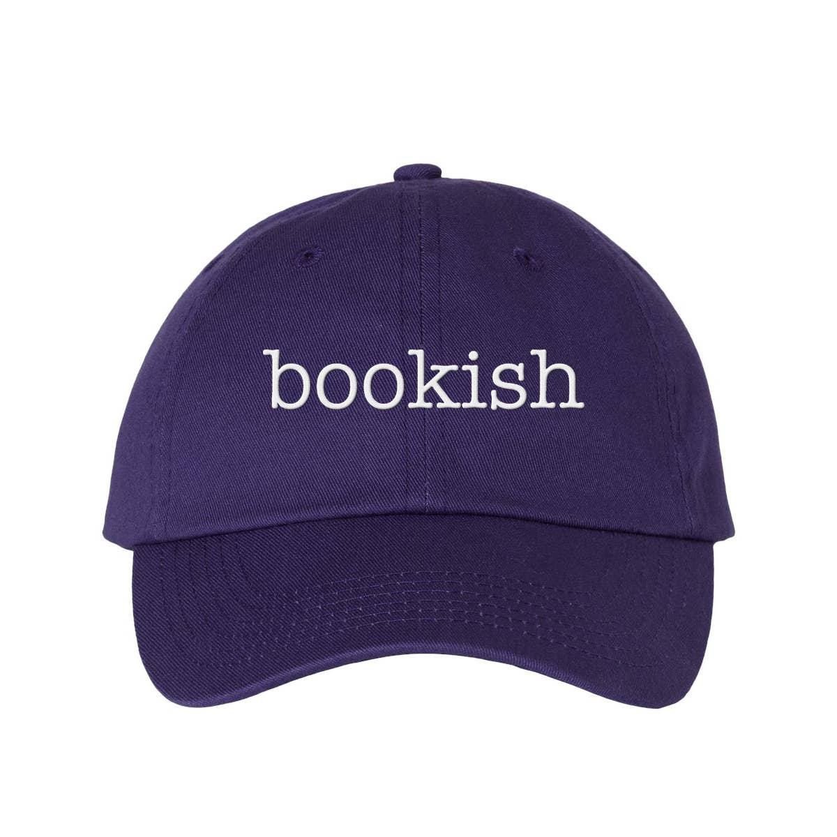 Bookish Embroidered Dad Hat