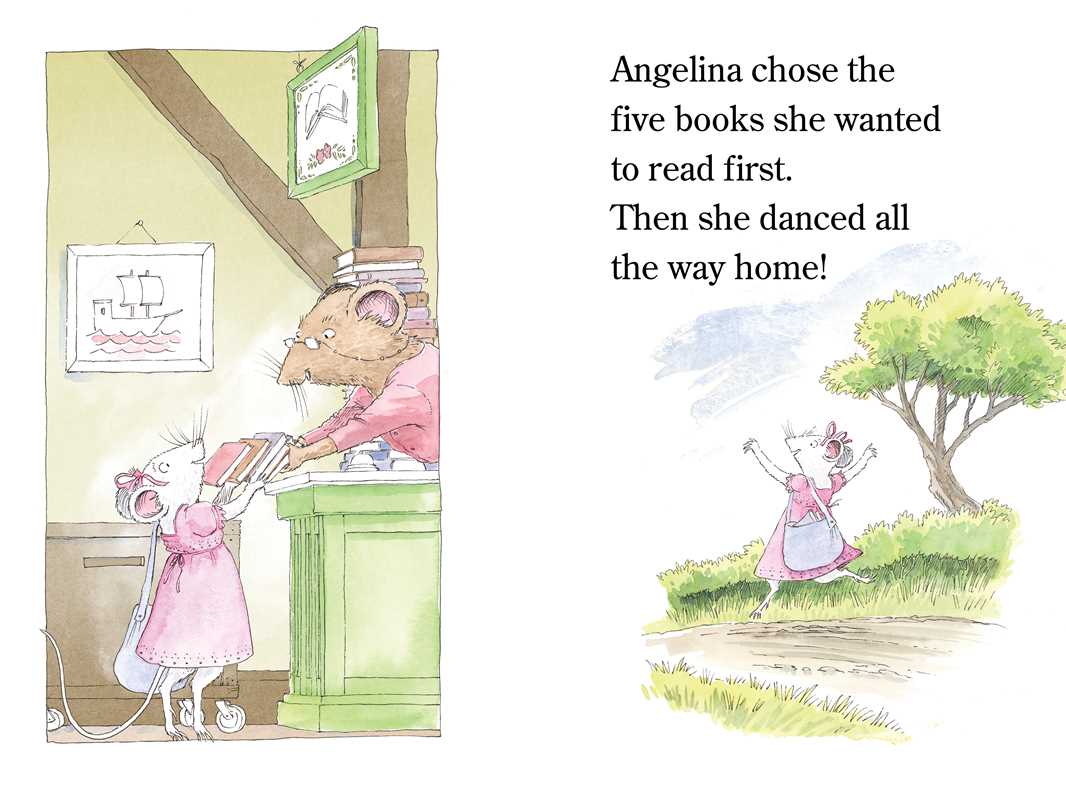 Angelina Ballerina Loves the Library by Katharine Holabird