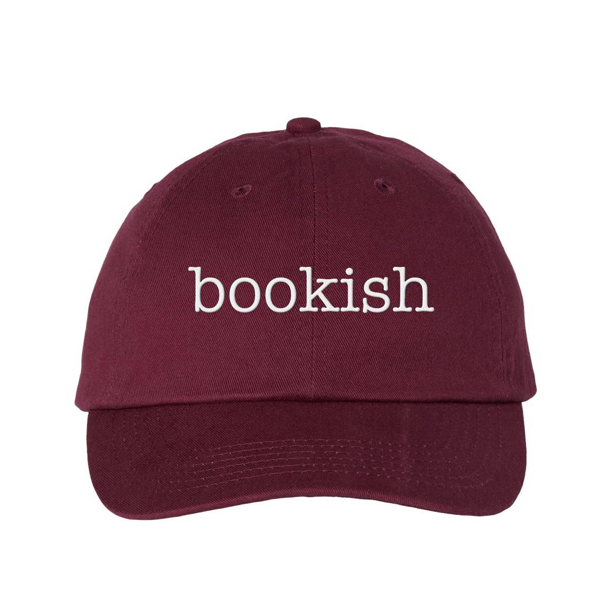 Bookish Embroidered Dad Hat