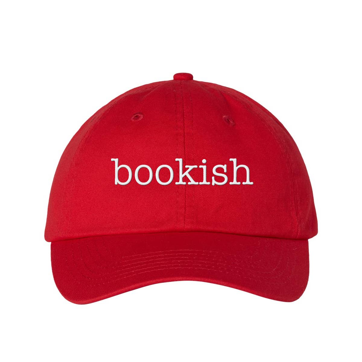 Bookish Embroidered Dad Hat