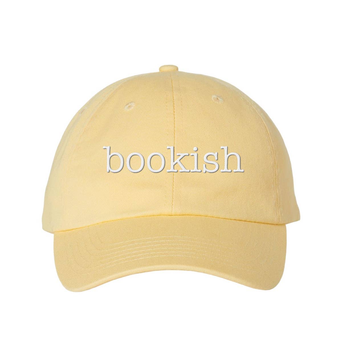 Bookish Embroidered Dad Hat