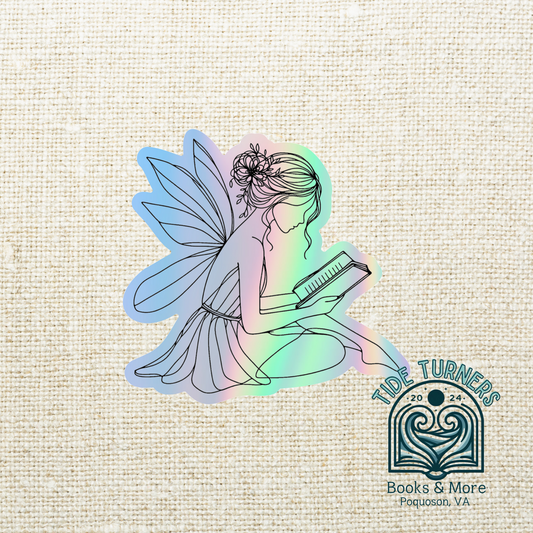Fine Line Fairy Sticker