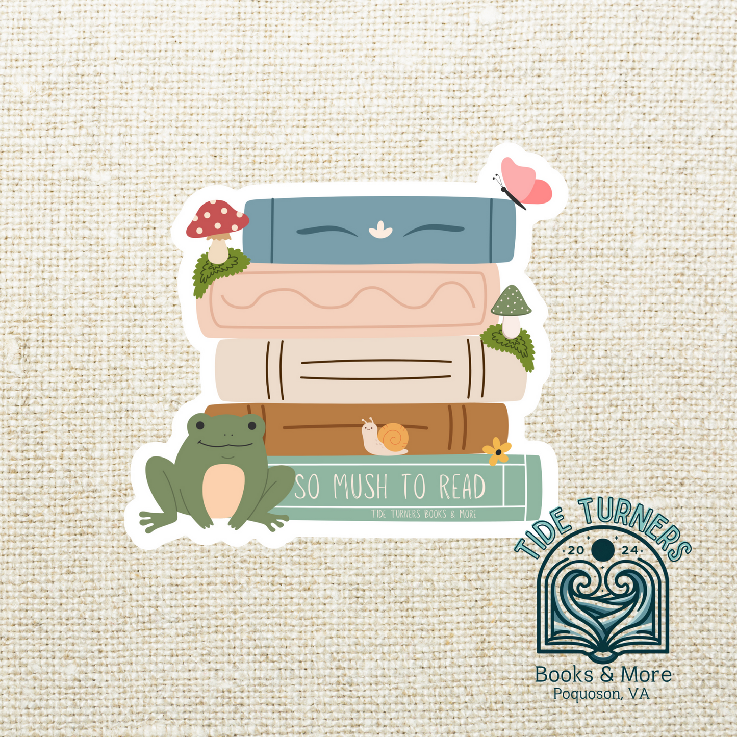 So Mush To Read Sticker